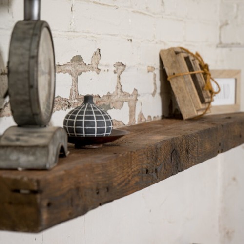 Reclaimed wood fireplace - reclaimed,