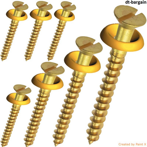 10g brass slotted flat - 6g, 8g