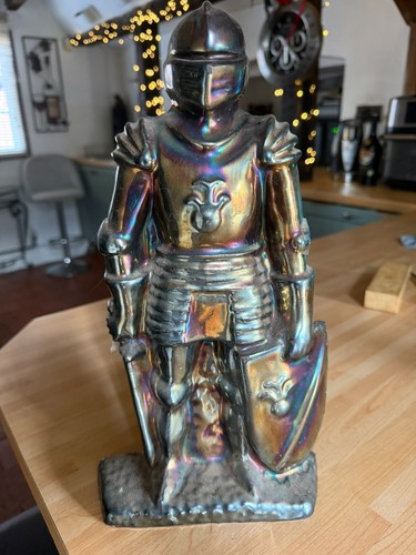 Vintage cast iron knight - vintage,