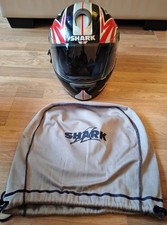 Shark RSF Impulsion Black/Silver/Red Motorcycle Helmet - Small - SEE DESCRIPTION