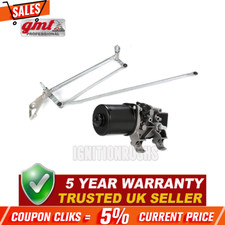Front Windscreen Window Wiper Motor And Linkage Rods For Renault Clio 2007-2012