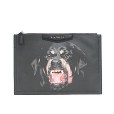 Givenchy Rottweiler Black Clutch Zip Pouch 120384108