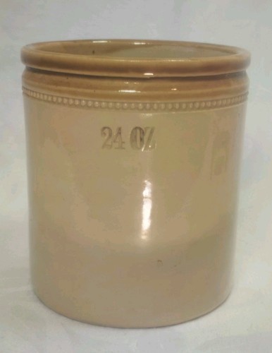 Vintage 24oz stoneware storage - vintage,