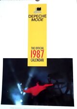 Depeche Mode  1987 official calendar, dates match 2026.  Dave Gahan, Electronic