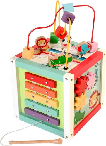Fisher price wooden 1 - wooden, 5-in-1