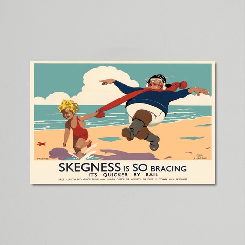 Vintage travel poster - poster,