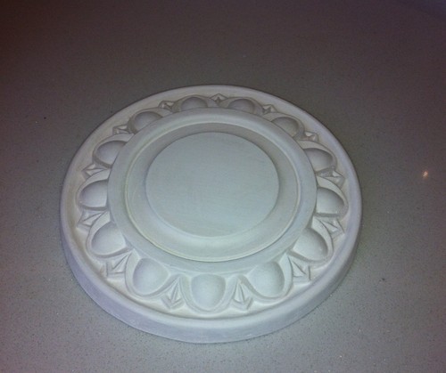 Egg dart ceiling rose - dart,