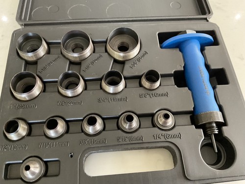 14pc hole punch - hole, set