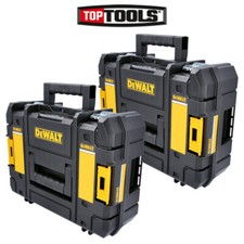 DEWALT 170703 X2 13.5L T-STAK II Twin Tool Case Empty 2pk Padlocked Lockable