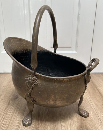 Antique brass coal - brass,