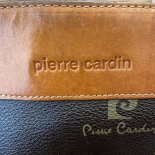 Vintage PIERRE CARDIN Logo Leather Hand Bag Good Overall Condition, Wear Marks