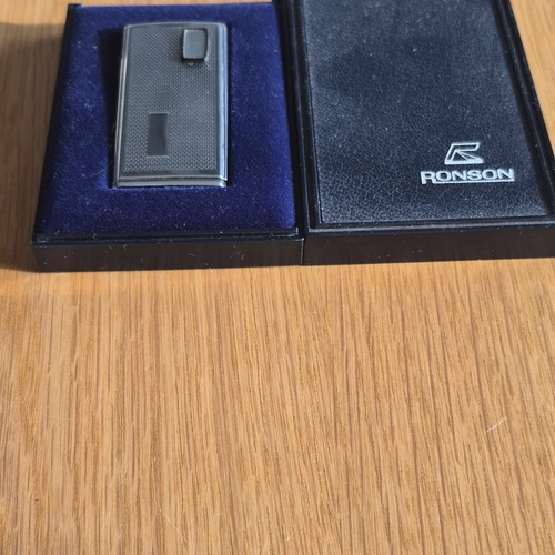 Ronson metal plain pocket - metal,