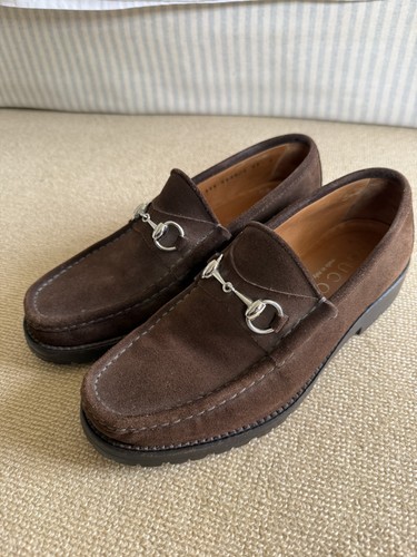 Gucci loafers shoes suede - shoes,