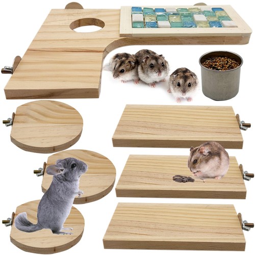 Wooden hamster cage platform - wooden,