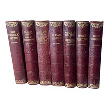 Works of Charles Dickens 7 Volume Set Vintage Hardback Collection
