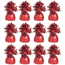 Red Foil Balloon Weights -