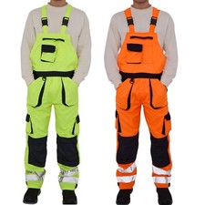 Hi Vis Bib & Brace Dungarees