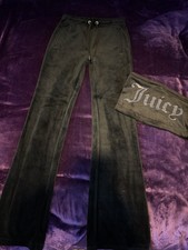 Juicy Couture Urban Outfitters Black Velour Tracksuit Size 8-10