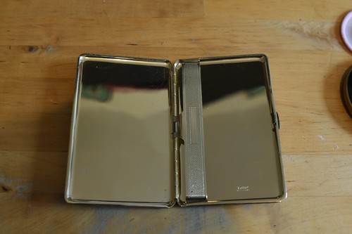 Vintage cigarette case made - case,