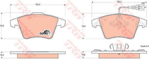 Brake pad set - pad, set,