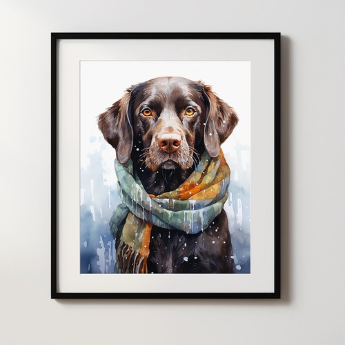 German shorthaired pointer - pointer, in