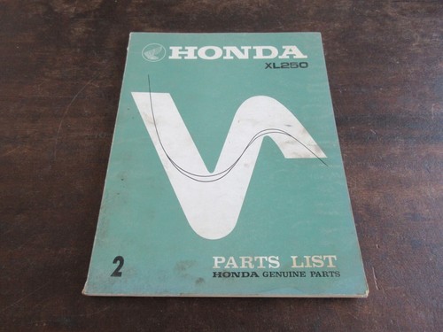 Honda xl250 1973 parts - honda,