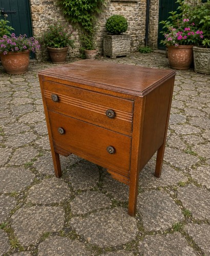 Antique small oak chest - antique,
