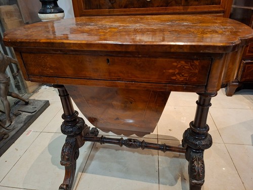Antique victorian english burr - victorian,