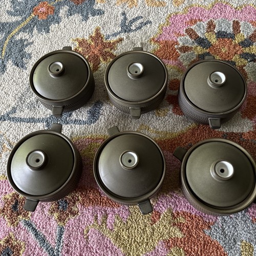 Soup bowls and lids - x, denby