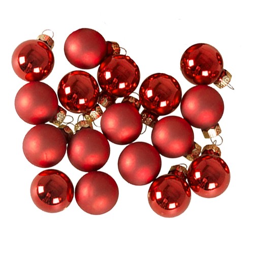 Christmas glass baubles - glass,