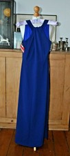 New Tara Starlet Marlene Royal Blue Bridesmaid Party And Evening Maxi Dress UK 8