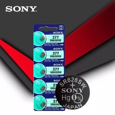 5PC SR626SW 1.55V SONY Lithium Coin Button Cell Battery D377, 377,GP377, AG4