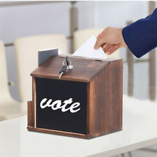 Multipurpose Donation Box Wooden Ballot Box Suggestion Box Collection Fundrasing