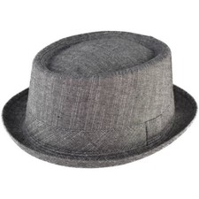 Unisex Mens Pork Pie Hat Cotton Trilby 57cm 59cm Ska Rude Boy Soul Summer, Hats