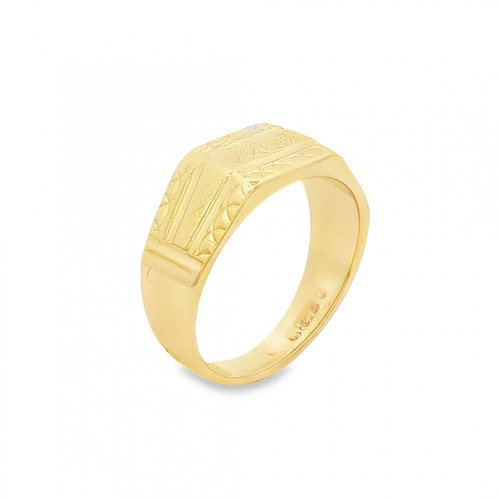 9ct yellow gold rectangular - 9ct,