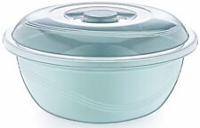 Plastic Basin with Lid Large Round Mixing Bowl Bread Dough Proofing (3 SIZES)