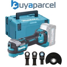 Makita TM001GZ02 40v XGT Brushless Starlock Multi Tool + Plunge Carpenters Set