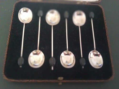 Vintage hallmarked set 6 - hallmarked, of