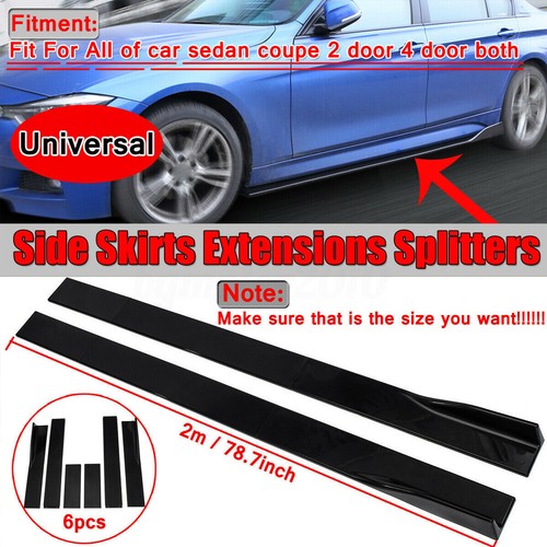 Universal car side skirt - car,