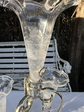 Antique Silver Plate & Etched