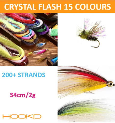 Crystal flash fly - flash, lures