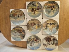 Fürstenberg Porcelain Plates Set “Am malerischen Rhein” w/ COA – Limited