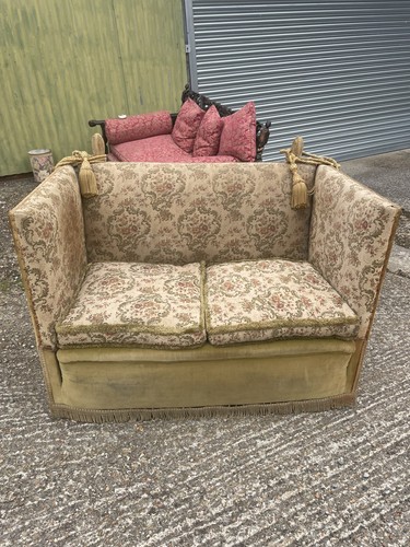Vintage knole sofa with high - vintage,