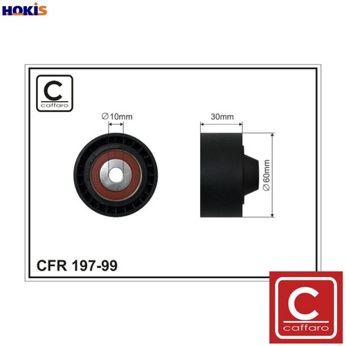 Deflectionguide pulley vribbed - pulley,