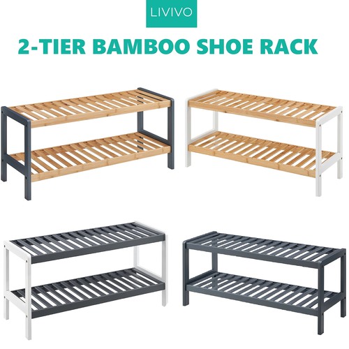 Livivo bamboo tier shoe - tier,