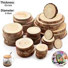 Natural Pine Round Wood Slices with Bark  DIY Crafts Perfect for Weddings & Part