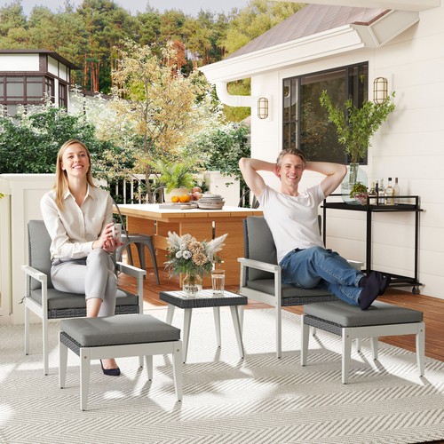 Pcs rattan garden furniture - 5,