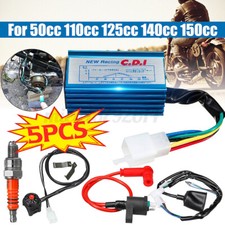 Wiring Loom Switch Ignition Coil CDI Kit For 70cc-140cc 150cc Pit Dirt Bike ATV