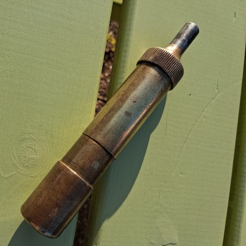 Tecalemit brass grease gun - brass,