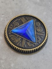 Legacy BLUE ZEO CRYSTAL Power Coin-Weathered Made for Legacy Ranger Morpher